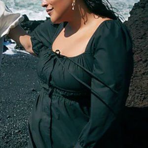 J. Crew cinched-waist cotton poplin dress